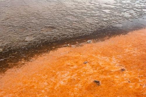 Water;Gold;Geology;Abstractions;Brook;Yellow;Stream;Striation;Yellowstone National Park;Stones;Wyoming;White;Creek;Rock Formations;Rocks;Abstract;waterway;Riverbed;Stone;Boulder;River Bed;Rivers;Beige;Grand Prismatic Spring;Orange;Tan;River;Shapes;Geological;Textures;Rock;Patterns;Brown