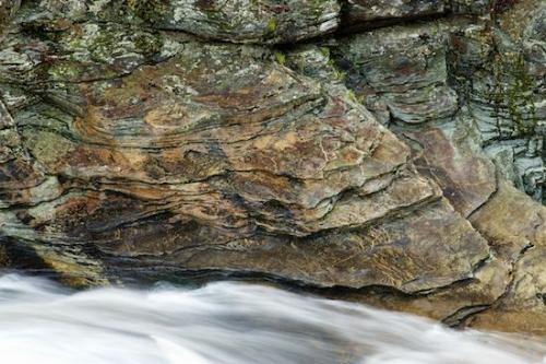 Green;Abstract;Chute;North Carolina;Abstracts;Geology;Rock;Pisgah National Forest;Striations;Cascade;Waterfalls;Rock Face;Rapids;Geological;Rocks;Waterfall;Stream;Rock Formations;Stones;Blue Ridge Parkway;Striated;Falls;Water;Linville Falls;Abstraction;Cascading;Textures;Brown;Streaming;Stone;Pouring;Patterns;Gray