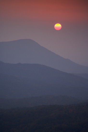 Autumn;Blue;Chattahoochee National Forest;close of day;Cloud;Cloud Formation;Clouds;Contour;dusk;evening;eventide;Fall;Form;Georgia;Hills;last Light;Orange;Outline;Pastel;Pink;Profile;Shadow;Shape;Silhouette;Sky;Sun;sun;sunset;Weather