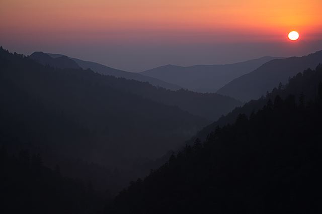 Sunset;Dusk;Twilight;Evening;Nightfall;Sundown;evening;Forest;Trees;Leaves;Leaf;Plants;Woods;Bark;Outdoors;Nature;Natural;Woodland;Ledge;Mountain;Cliff;Precipice;Peak;Mountain Top;Rock Formations;Rocks;Boulder;Vertical;High;Power;Powerful;Scenic View;Scenics;Summit