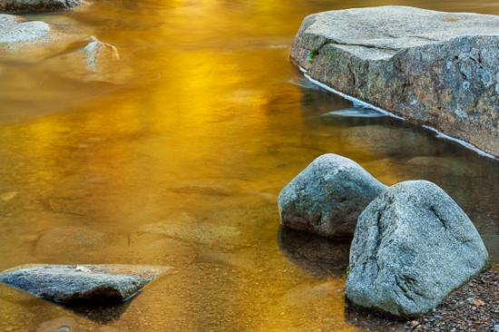 Abstract;Abstraction;Boulder;Brook;Brown;Calm;Creek;Flow;Geological;Geology;Gold;Healing;Health care;Healthcare;Minimalism;Mirror;Modern;Nature;New England;New Hampshire;Pastoral;Ripple;River;River Bed;Riverbed;Rivers;Rock;Rock formations;Rocks;Stone;Stones;Stream;Tan;Wabi Sabi;Warm Colors;Warm Palette;Warm Tones;Water;Waterscape;Yellow;color;contemporary;contemporary art;flowing;gray;landscape;modern art;oneness;peaceful;pool;reflection;reflections;restful;serene;soothing;striation;tranquil;waterway;zen