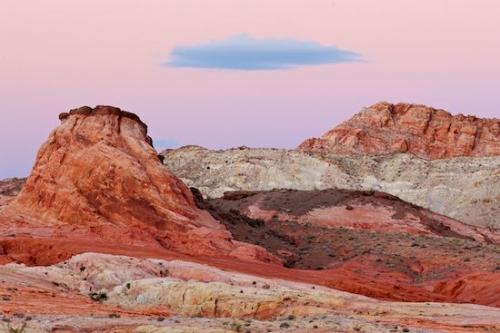 Orange;Cloud;Striation;Rock;Nevada;Valley of Fire State Park;Blue;Clouds;Mountains;last Light;dusk;Weather;Mountain;Pinnacle;sun;Rocks;Sky;evening;Summit;Geology;Pink;eventide;Stone;Cloud Formation;Stones;Desert;Peak;Geological;Tan;sunset;Rock Formations;Red;Boulder;close of day;Mountain Top;Brown