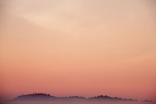 Pastel;Pink;Magenta;misty;Tan4;Mountain;Hills;Purple;Sun-up;haze;Mountain Top;Hillock;Peak;fog;foggy;mist;Hilltop;Precipice;Hillside;Sunset;Sunrise;Hill