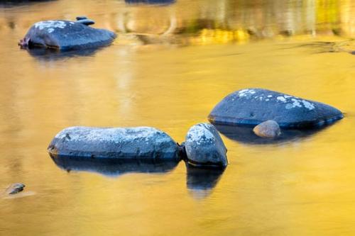 Abstract;Abstraction;Autumn;Blue;Boulder;Boulders;Gold;Great Smoky Mountains;Great Smoky Mountains National Park;Green;Healing;Health care;Healthcare;Landscape;Mirror;Nature;Oneness;Orange;Pattern;Peaceful;Pebbles;Reflection;Reflections;Ripple;River;Rock;Rock Formations;Rocks;Rocky;Shape;Stone;Stones;Stream;Tennessee;United States;Water;Yellow;calm;restful;serene;soothing;tranquil;zen