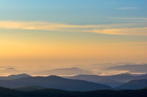Blue;Blue Ridge Parkway;Bluff;Calm;Cloud;Cloud Formation;Clouds;Cloudy;Fog;Forest;Healing;Health care;Healthcare;Hill;Minimalism;Mist;Mountain;Mountain Side;Mountain Top;Mountainous;North Carolina;Obscured;Pastoral;Pink;Summit;Sun-up;Sunlight;Sunshine;dawn;daybreak;foggy;haze;hillside;landscape;mist;misty;morn;morning;oneness;oriental;peaceful;restful;serene;sky;soothing;sunlit;sunrise;sunup;tranquil;zen
