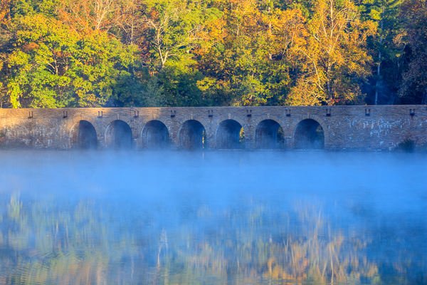 Aqueduct;Architecture;Autumn;Blue;Bridge;Brown;Calm;Cumberland Mountain State Park;Dam;Fall;Fog;Forest;Forested;Gold;Healing;Health care;Healthcare;Minimalism;Mirror;Mist;Nature;Obscured;Pastoral;Spillway;State Park;Sunlight;Sunshine;Tan;Tennessee;Timberland;United States;Water;Waterscape;Wood;Woodland;Woods;Yellow;foggy;green;haze;lake;landscape;mist;misty;oneness;orange;peaceful;pool;red;reflection;reflections;restful;serene;soothing;sunlit;tranquil;trees;zen