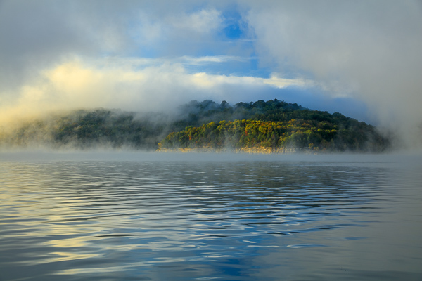 Blue;Calm;Cloud;Cloud Formation;Clouds;Cloudy;Edgar Evins State Park;Fog;Healing;Health care;Healthcare;Minimalism;Mirror;Mist;Nature;Obscured;Pastoral;Ripple;State Park;Tennessee;United States;Water;Waterscape;foggy;haze;lake;landscape;mist;misty;oneness;peaceful;reflection;reflections;restful;serene;soothing;tranquil;zen
