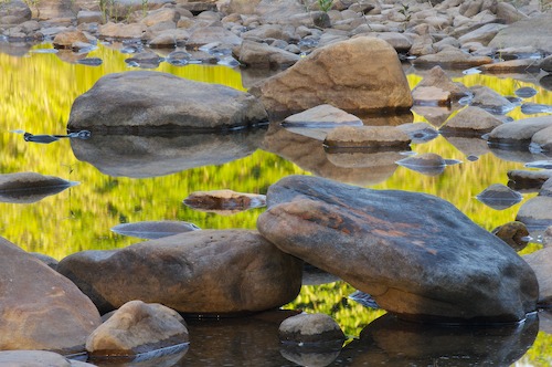 Abstract;Abstractions;Alabama;Boulder;Brook;Brown;Creek;Fort Payne;Geological;Geology;Green;Little River Canyon National Preserve;Patterns;Reflection;Reflections;River;River Bed;Riverbed;Rivers;Rock;Rock Formations;Rocks;Shapes;Stone;Stones;Stream;Striation;Tan;Textures;water;Water;waterway