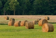 Hay-Bales;Farming;Horizontal;Fields;Tan;Agriculture;Green;Brown