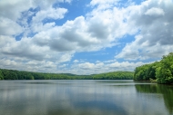 Billy-Branch-Lake;Blue;Calm;Chestnut-Mountain;Cloud;Cloud-Formation;Clouds;Fores