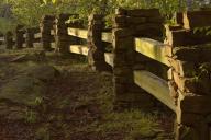 Break-of-Day;First-Light;Daybreak;Dawn;Morning;Sun-up;Sunrise;Stone;Fence;Sunlig