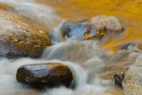 Reflection;Waterfall;Reflections;Wet;Gold;Rock Formations;Rocks;Geology;Falls;Chute;Striation;Vermont;Rock;Falling;Boulder;Spilling;Stone;Water;Creek;Stream;Waterfalls;Brook;Rivulet;Stones;Streamlet;Big Branch;Gray;Yellow;Brown;Flow;Geological;Cool