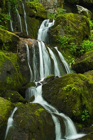 Waterfall;Stream;Water;Flowing;Pouring;Cool;Wet;Flow;Cascade;Cascading;Spray