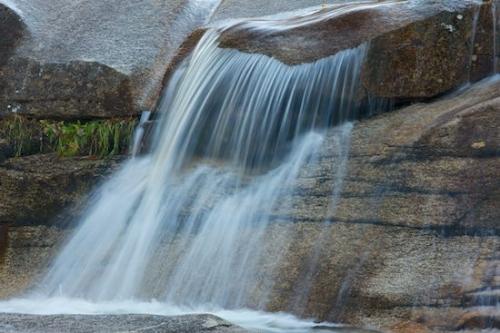 Water;Waterfalls;New Hampshire;Peaceful;Brown;Waterfall;Boulders;Pouring;Rock Formations;close-up;Cascading;Chute;Boulder;zen;Green;Falls;Tan;Details;Rocks;White;Rocky;New England;Cascade;Oneness