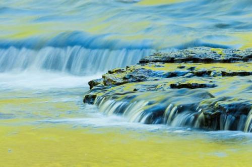 Blue;Burgess Falls State Natural Area;Cascade;Chute;Falls;Flow;Gold;Line;Mirror;Oneness;Peaceful;Pouring;Rapids;Reflection;Reflections;River;Shape;Stream;Streaming;Water;Waterfall;Waterfalls;Yellow;flowing;zen