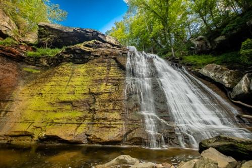 Boulder;Boulders;Brandy Wine Falls;Brown;Calm;Cascade;Cascading;Chute;Falls;Flow;Geological;Geology;Gold;Healing;Health care;Healthcare;Ohio;Pastoral;Pouring;River;Rock;Rock formations;Rocks;Rocky;Stone;Stones;Stream;Streaming;Tan;Water;Waterfalls;Waterscape;Yellow;flowing;green;oneness;orange;peaceful;rapids;red;restful;serene;soothing;striation;tranquil;waterfall;zen