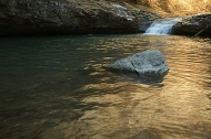 Walls-of-Jericho;Water;Waterfall;Reflections;Rock-Formations;Stream;Rocks;Cliff;